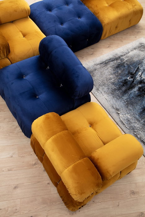 Atelier Del Sofa Bubble O1 - Velvet Blue Atelier Del Sofa Bubble O1 - Velvet Blue